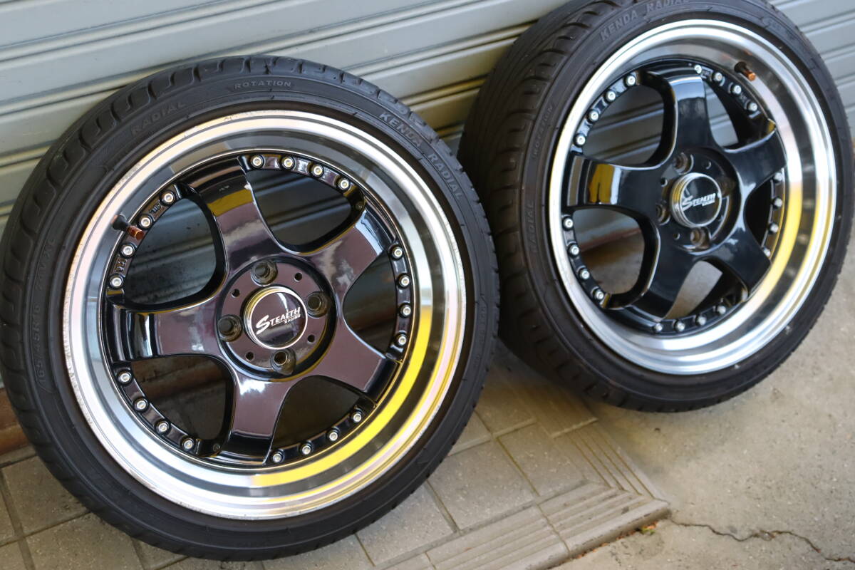 ステルスレーシング K35 16インチ 5.5J+43 165/45R16 PCD100 4H ステルスレーシング K35 16インチ 5.5J+43 165/45R16 PCD100 4H