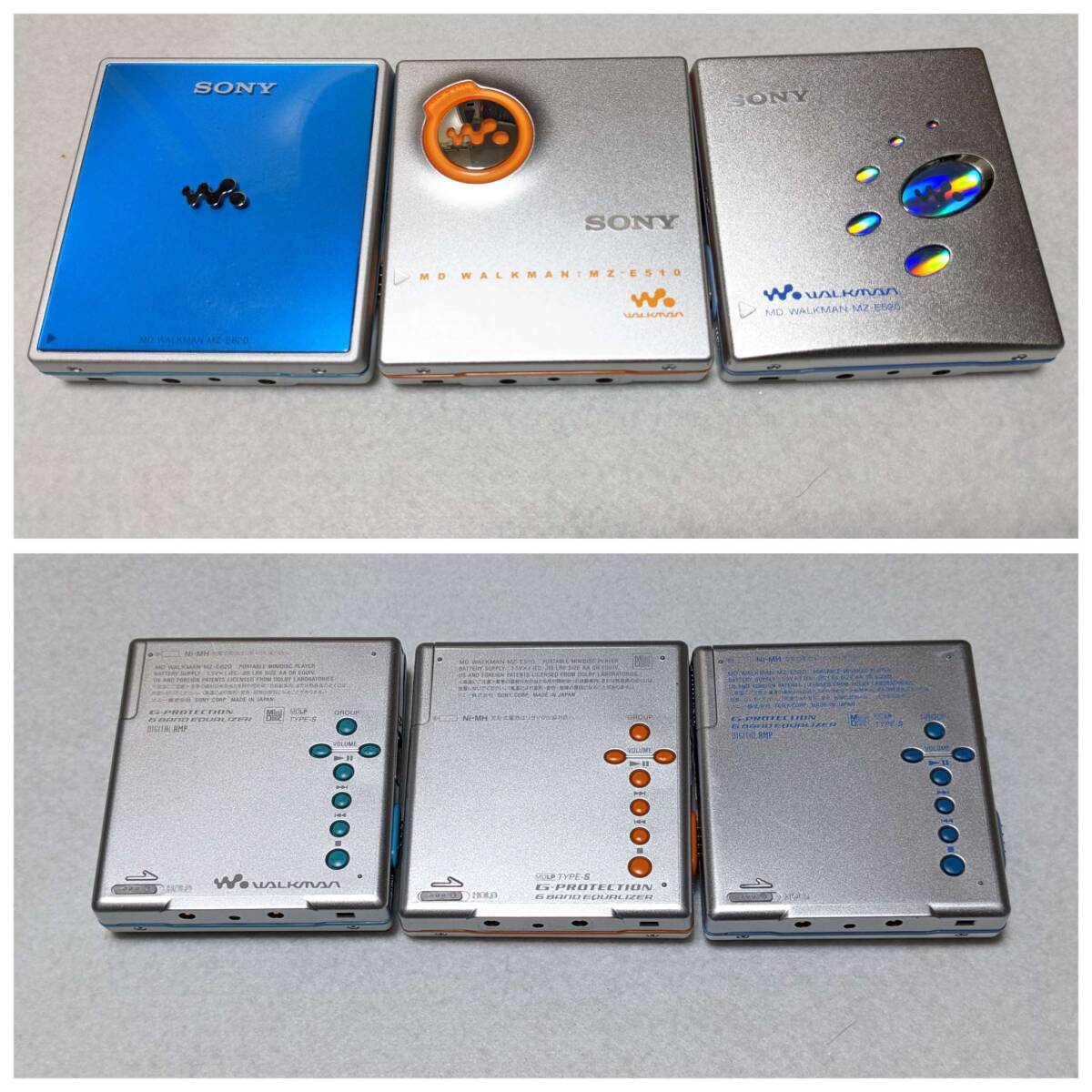 SONY MD WALKMAN MZ-E510 MZ-E620 MZ-E520 RM-MC33EL RM-MZR55 SONY MD WALKMAN MZ-E510 MZ-E620 MZ-E520 RM-MC33EL RM-MZR55