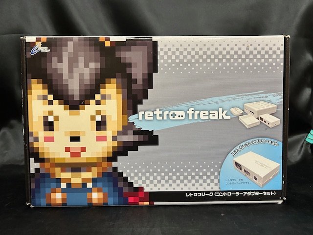 50●ジャンク●サイバーガジェット レトロフリーク コントローラーアダプターセット 欠品有り 読み込み不可●サイバーガジェット●