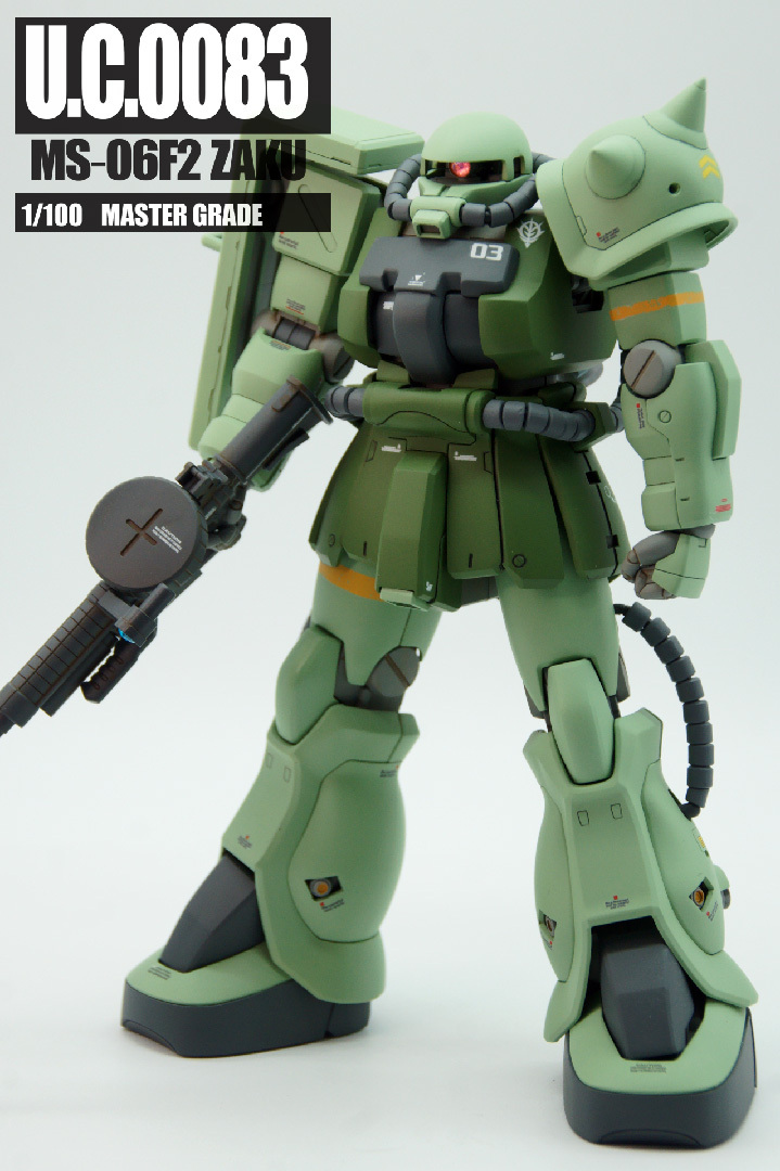 MG 1/100 MG 1/100 MS-06F-2 ザクII F2型（ジオンカラー）　塗装済完成品　機動戦士ガンダム0083　スターダストメモリー