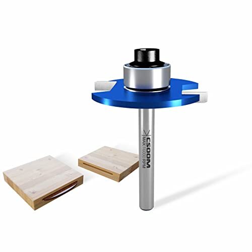 CSOOM Pro ビスケットカッター 6mm?径 トリマビット 木工用 電動工具 ビスケットNo.10 トリマー ビス