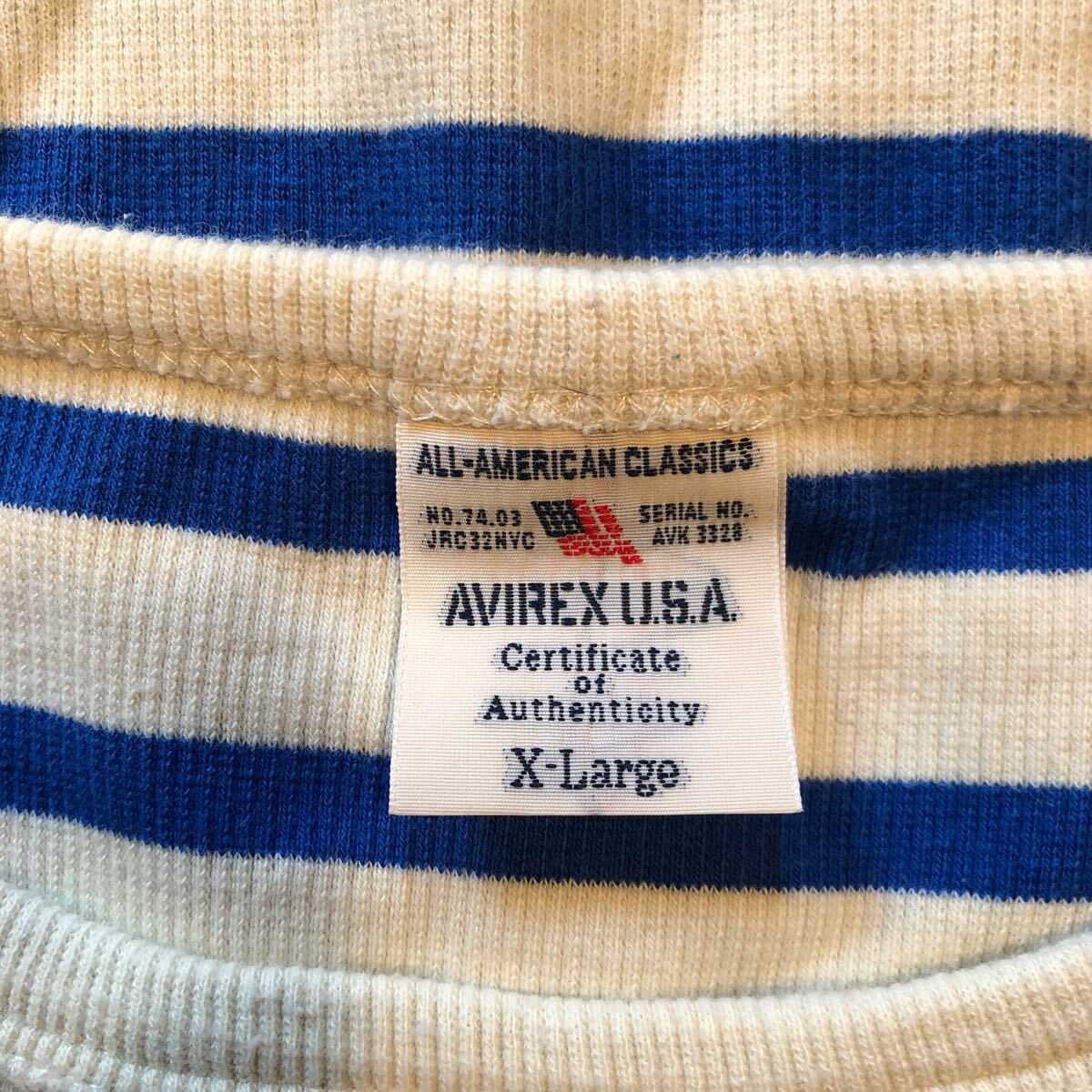 AVIREX 半袖Tシャツ　XL