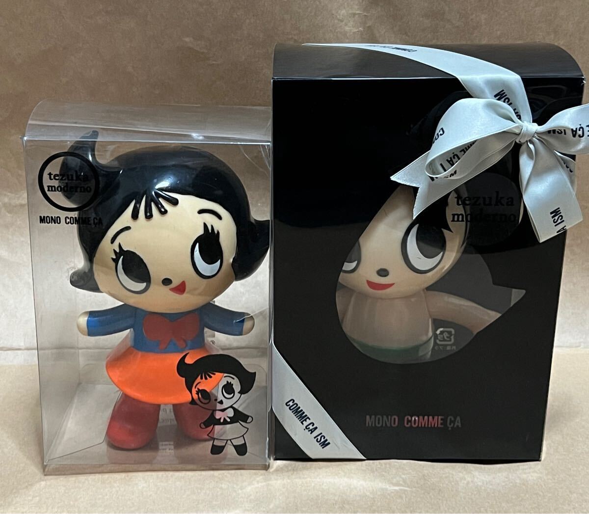 ◆MONO COMME CA◆鉄腕アトム◆貯金箱◆手塚治虫 tezuka moderno 鉄腕アトム モノクロ ソフビ 貯金箱 モノコムサ