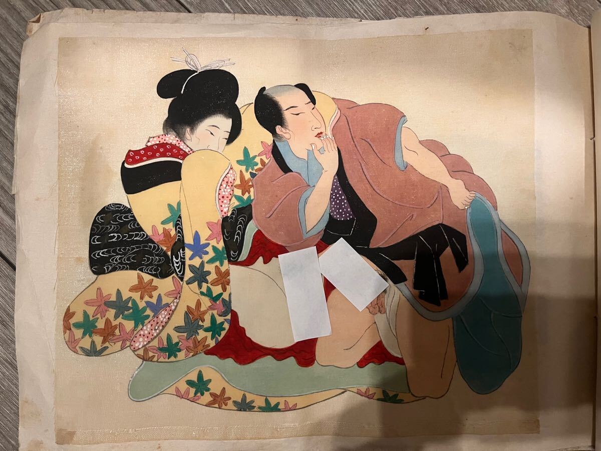 肉筆春画 まとめ売り 全10図 絹本着色 ヌード 春画 枕絵 秘画 枕 肉筆春画 まとめ売り 全10図 絹本着色 ヌード 春画 枕絵 秘画 枕