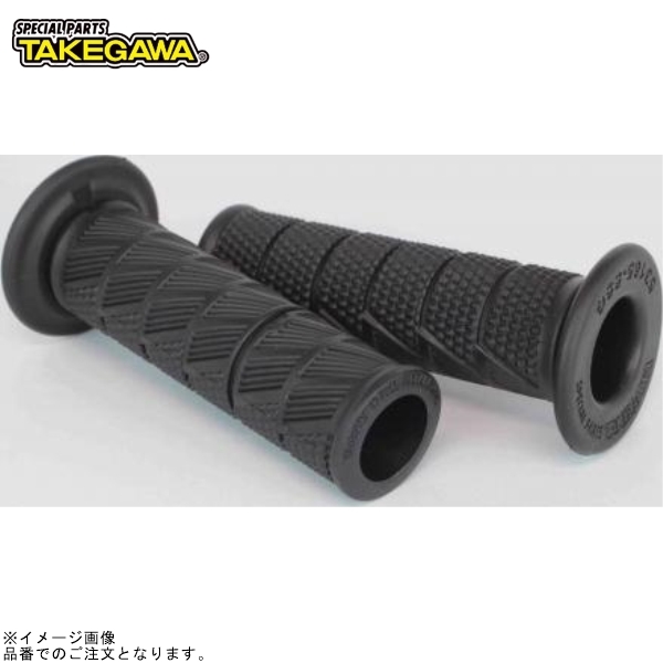 SP武川 09-02-0002 ハンドルグリップラバー(ブラック)_画像1