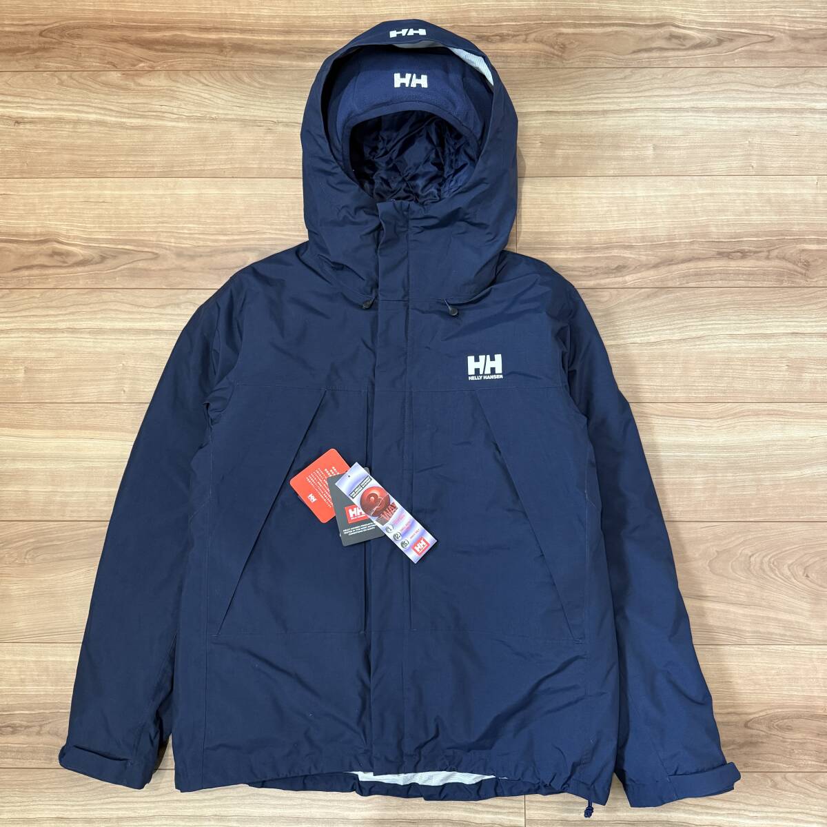 ヘリーハンセン HELLY HANSEN スカンザ3ウェイジャケット ヘリーブルー　Mサイズ　Scandza 3WAY Jacket HOE11877