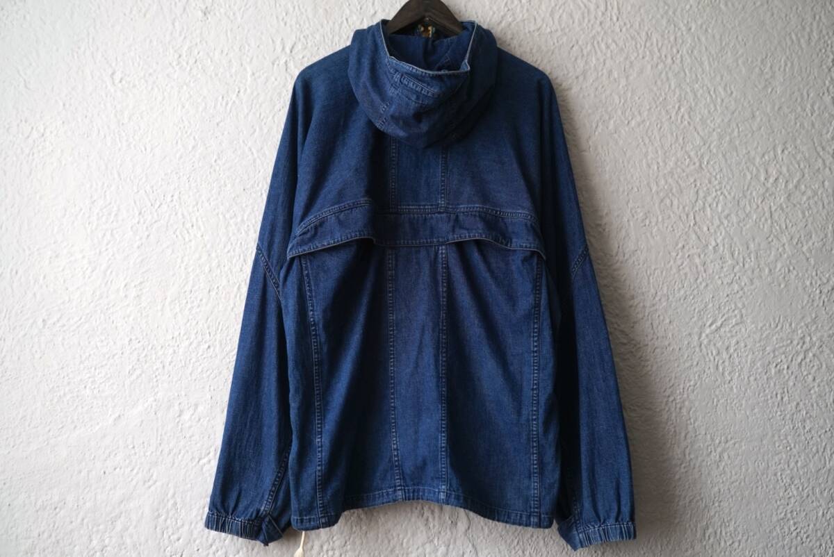 Washed Denim Anorak Parka Denim ano подставка Parker / Anachronorm( дыра Chrono -m)