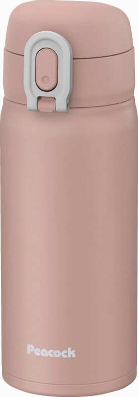 冬の贈り物ご挨拶 ワンタッチマグボトル350ml ピーコック ダスティピンク 6.4×7.2×18.2cm