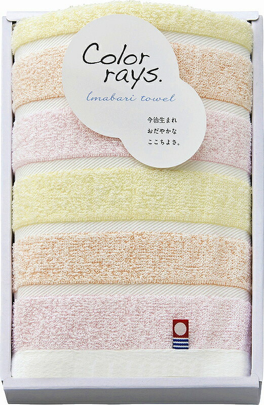 冬の贈り物ご挨拶 フェイスタオル 今治 ピンク 34×75cm