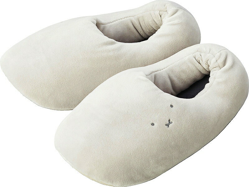 冬の贈り物ご挨拶 ルームシューズ ミッフィー グレー 22?24cm
