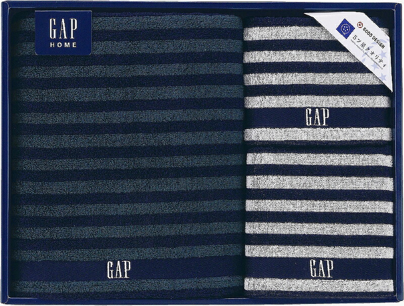 冬の贈り物ご挨拶 タオルセット GAP HOME バスタオル(60×120cm)・フェイスタオル(34×75cm)・ウォッシュタオル(34×35cm)×