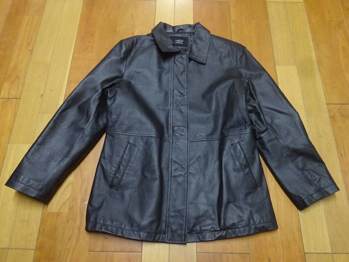 ■X-334 ■LABELDA　豚革レザージャケット　革ジャン　サイズ13AR