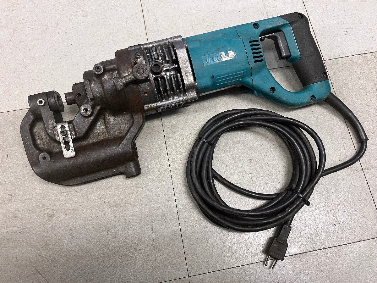 ★中古★オグラ Ogura 電動油圧式パンチャー HPC-N208W 本体のみ AC100V 50/60Hz 710W 最大穴径20mm 最大板厚8mm 電動工具)岡b