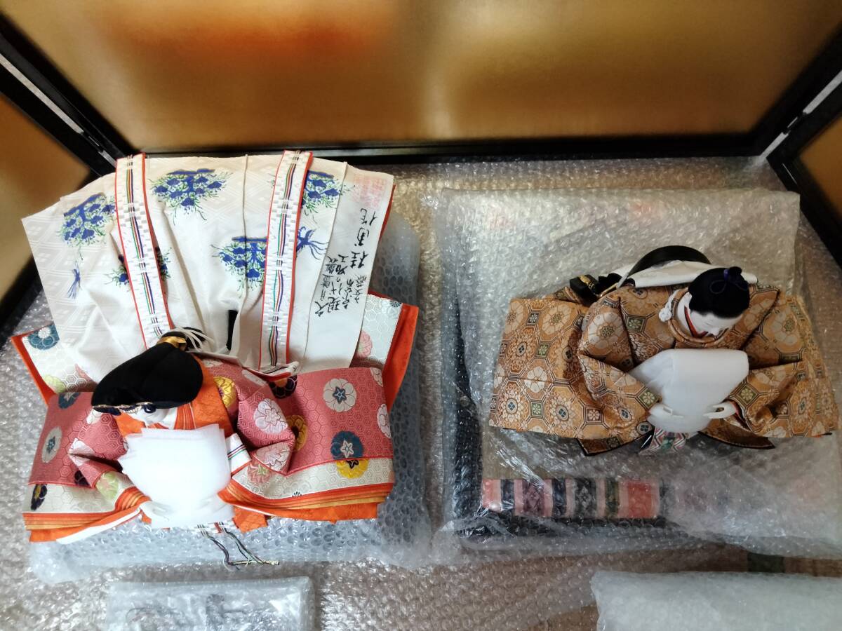 ◇未使用品◇最高級京雛人形◇【伝統工芸士/現代の名工:安藤桂 ◇未使用品◇最高級京雛人形◇【伝統工芸士/現代の名工:安藤桂