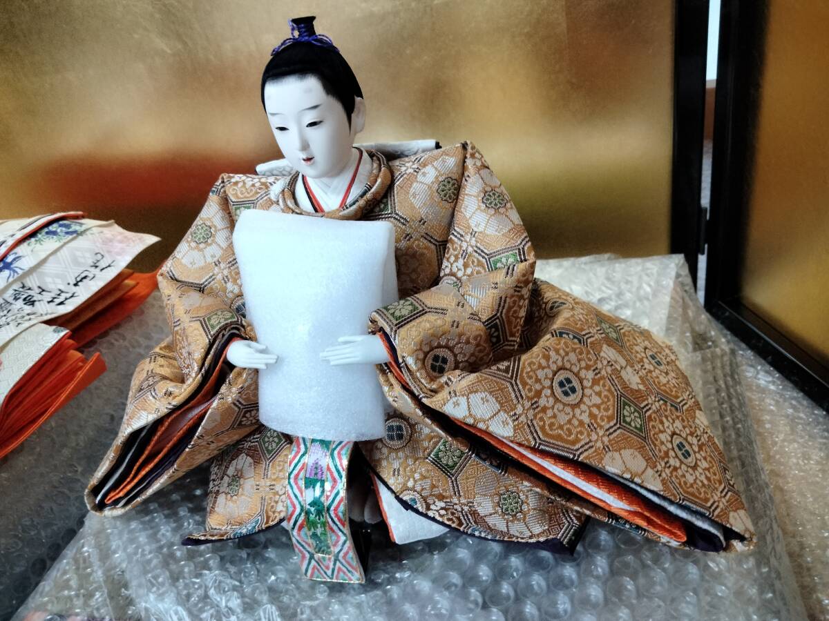 ◇未使用品◇最高級京雛人形◇【伝統工芸士/現代の名工:安藤桂 ◇未使用品◇最高級京雛人形◇【伝統工芸士/現代の名工:安藤桂