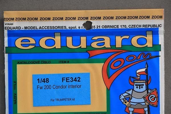 エデュアルド(FE342)1/48 Fw200 Condor用内装エッチングパーツ