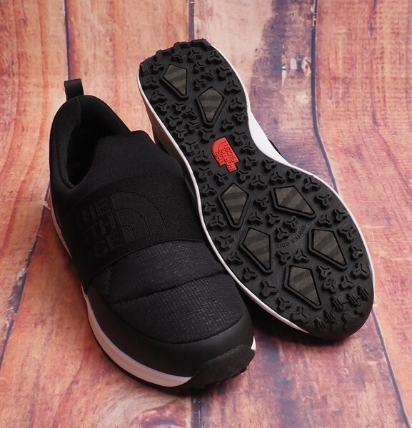 新品正規 ノースフェイス グースダウン封入 防滑ソール MULE SLIP-ON LAB スニーカー/スリッポン 26cmマットブラック(MBK)