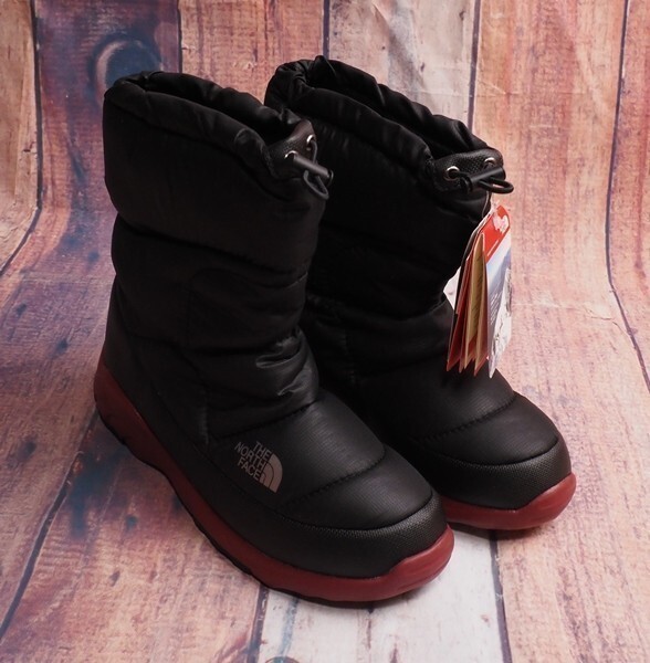 新品正規 ノースフェイス 海外限定 R.D.S グースダウン充填 NUPTSE BOOTIE ヌプシ ブーティー/ブーツ 24cm ブラック(BLK)