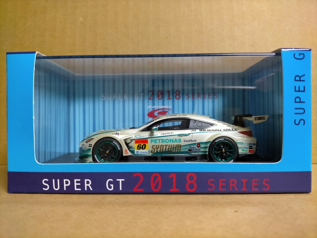 レア EBBRO エブロ 1/43 スーパーGT 300 SYNTIUM LM corsa レクサスRC F GT3 No.60 吉本大樹 宮田莉朋 2018