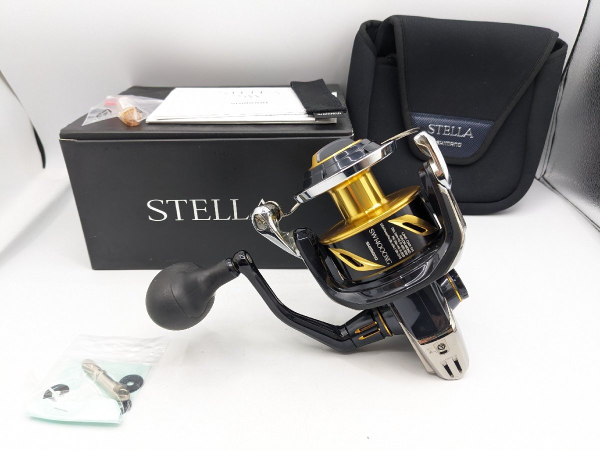 (管98771)良品 Shimano シマノ 19 ステラSW 14000XG スピニングリール キャスティング 青物