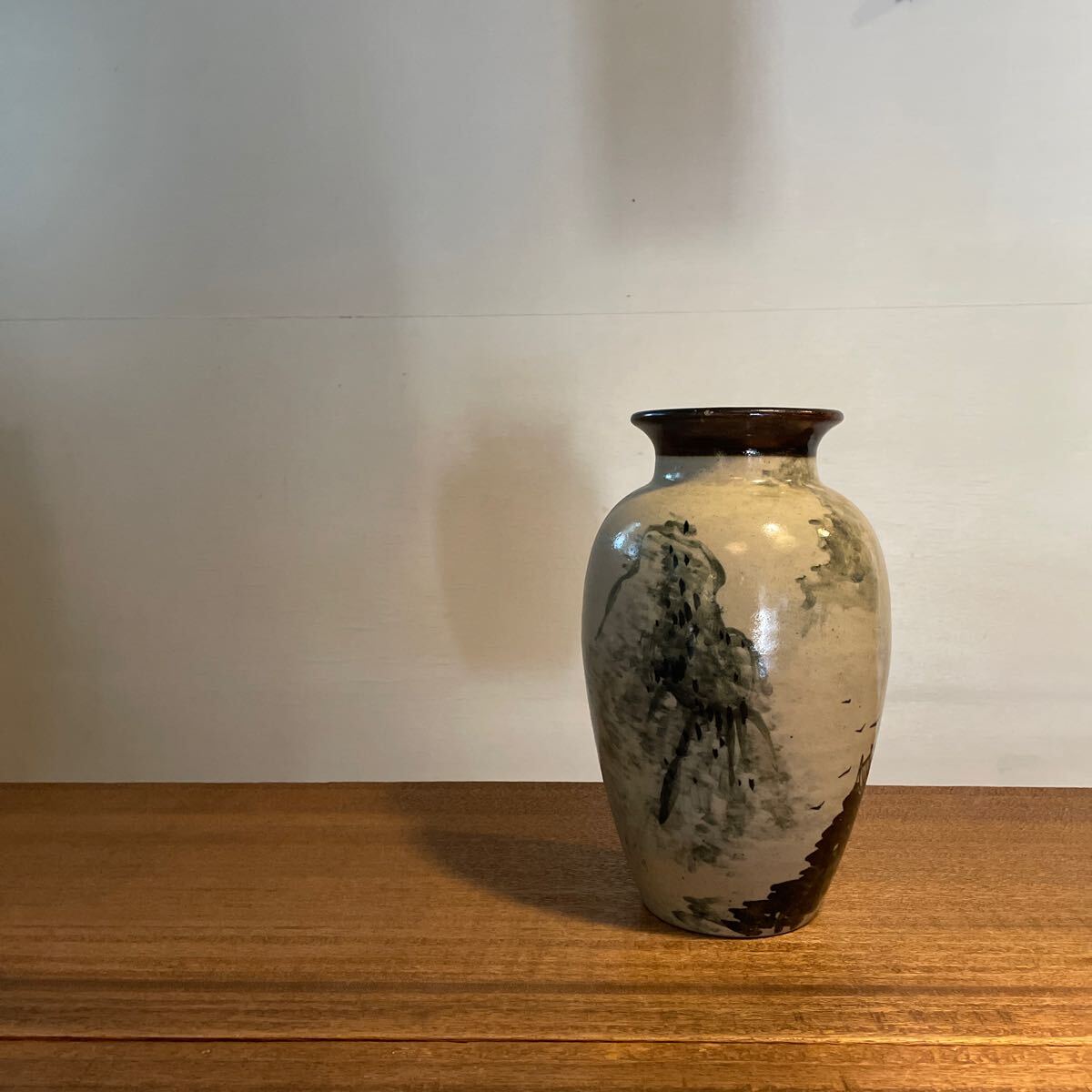 vintage vase Japan ваза античный retro Showa Северная Европа Дания Mid-century живые цветы керамика цветок входить . цветок основа 