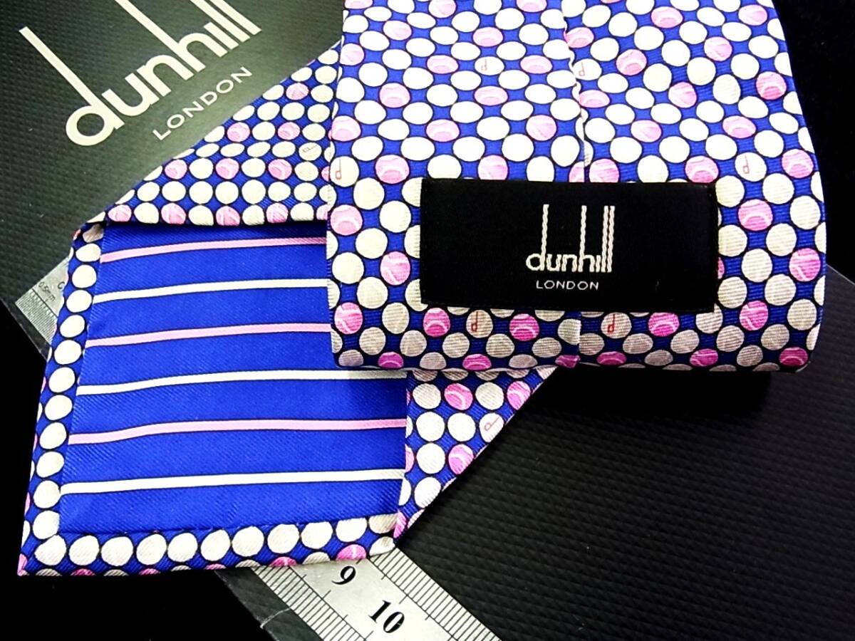 ★*:.【新品N】0564 【ｄunhill】ダンヒル【ｄロゴ入】ネクタイ