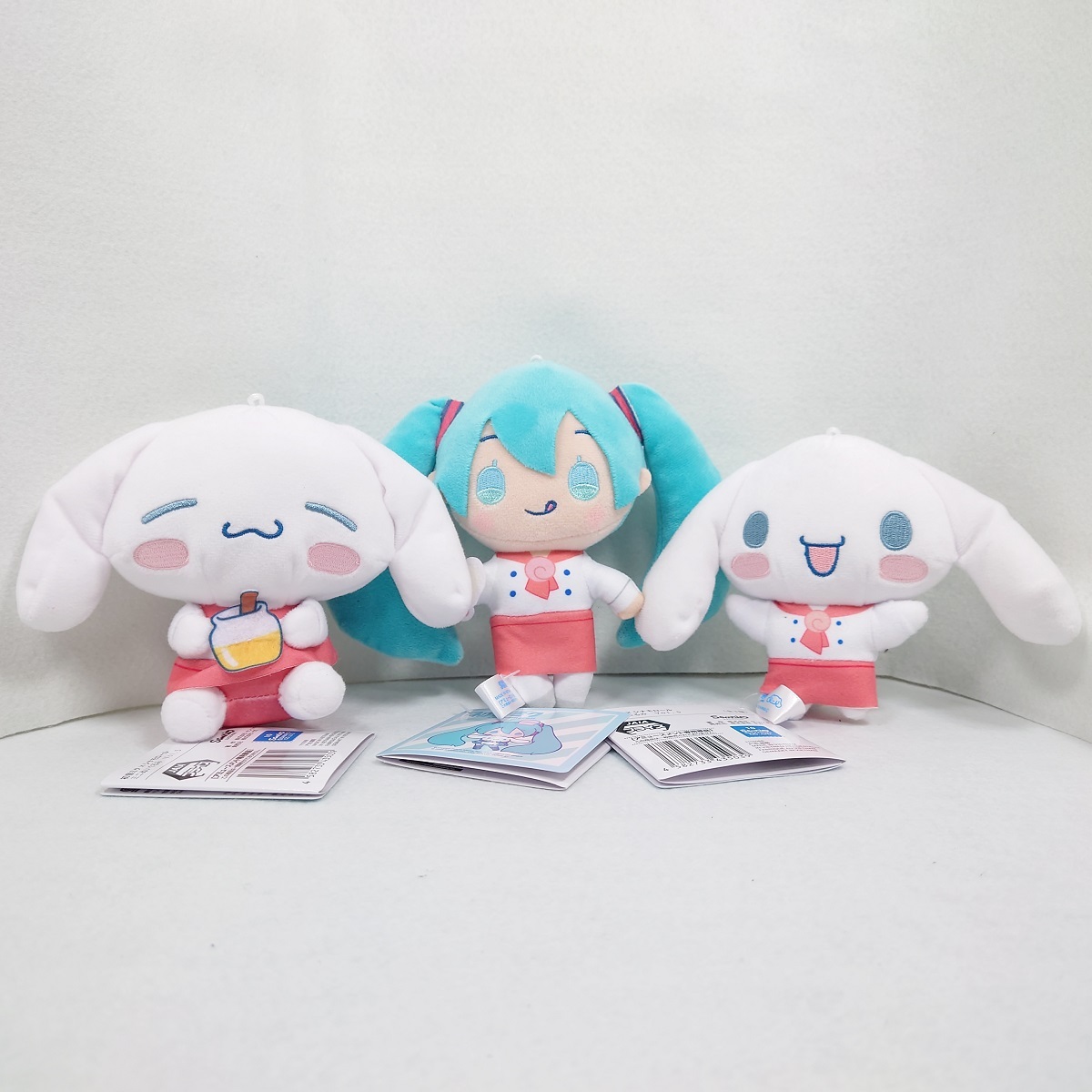 全3種セット 初音ミク×シナモロール ミニぬいぐるみ Vol.5 新品 タグ付き ぬいぐるみ プライズ セガ(シナモロール)｜売買されたオークション情報、Yahoo!オークション(旧ヤフオク!)  の商品情報をアーカイブ公開 - オークファン（aucfan.com）