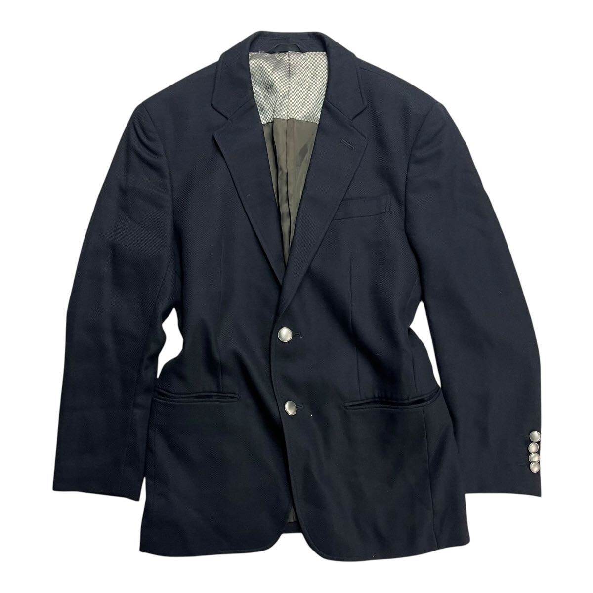 HIROKO KOSHINO HOMME ヒロココシノオム テーラードジャケット ブレザー 紺ブレ ウール ネイビー A4