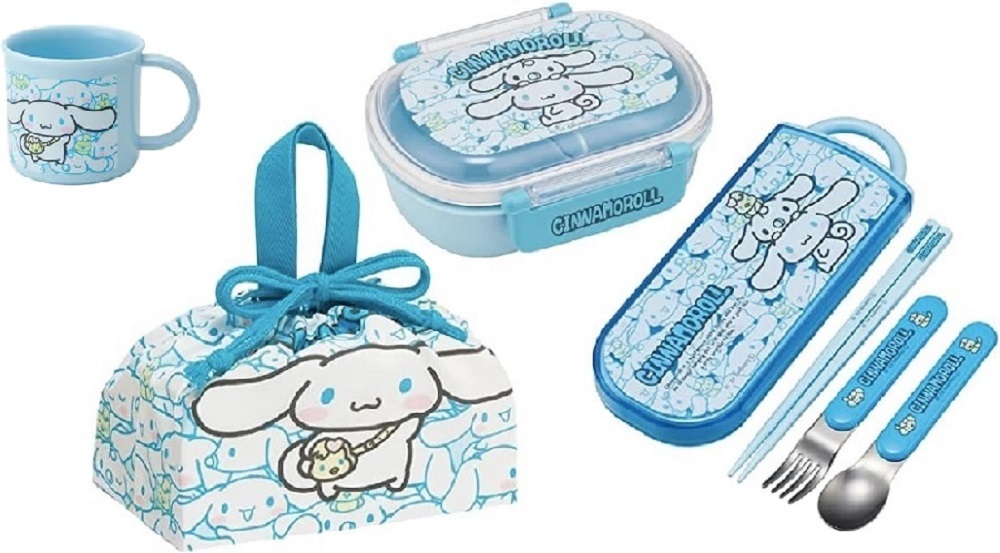  новый товар нераспечатанный *Skater. коробка для завтрака 4 позиций комплект * Cinnamoroll | Sanrio 360ml ланч box . палочки для еды комплект вилки, ложки, палочек стакан сумка для бэнто ребенок Kids девочка сделано в Японии 