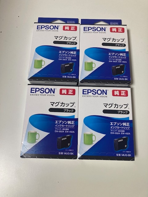 EPSON 純正品 MUG-BK 4本セット マグカップ