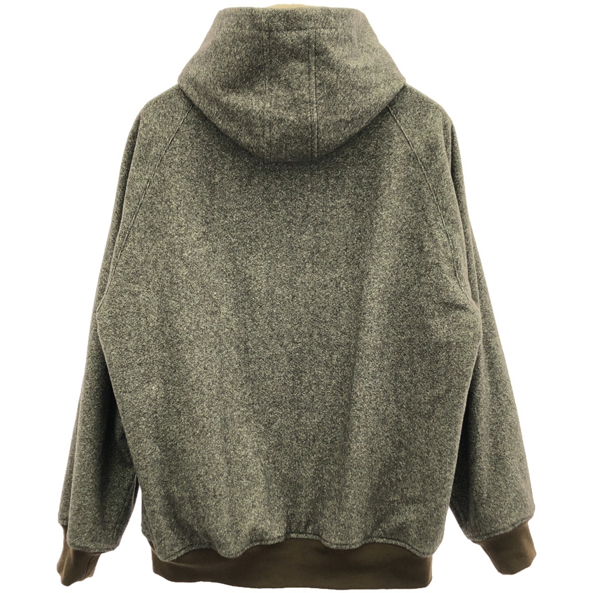 SCYE サイ 24AW NEP TWEED HARRINGTON ネップツイードハリントンリバーシブルジャケット 1124-63043 ベージュ×グレー 38 ITDIVRX4M5ZP