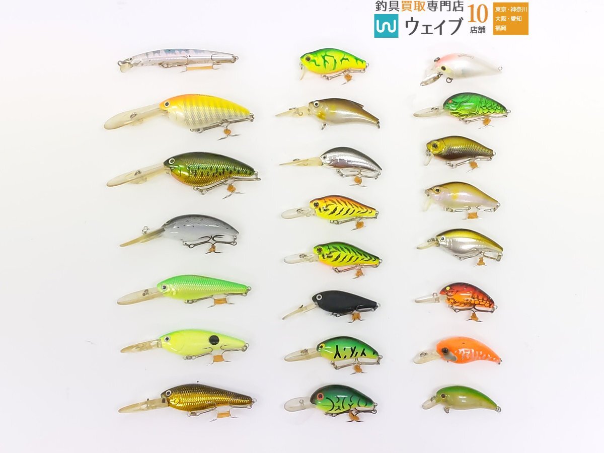 ダイワ TDクランク スカウター F-G、ベルズ マナーク、スミス ハスティ 3、エバーグリーン モード ワイルドハンチ SR 他 計23点