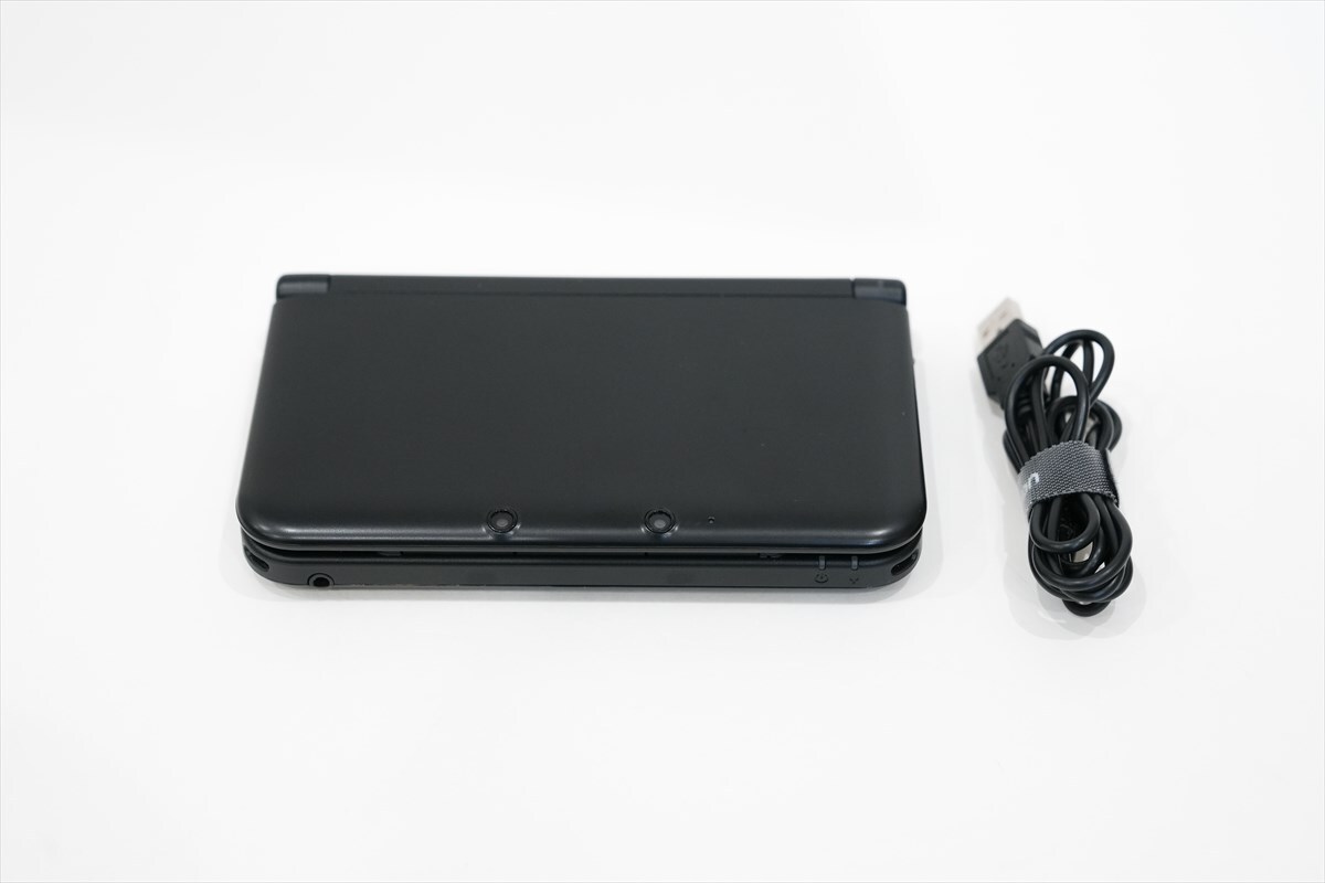 【美品】任天堂 ニンテンドー 3DS LL ブラック 本体のみ 動作確認/初期化済