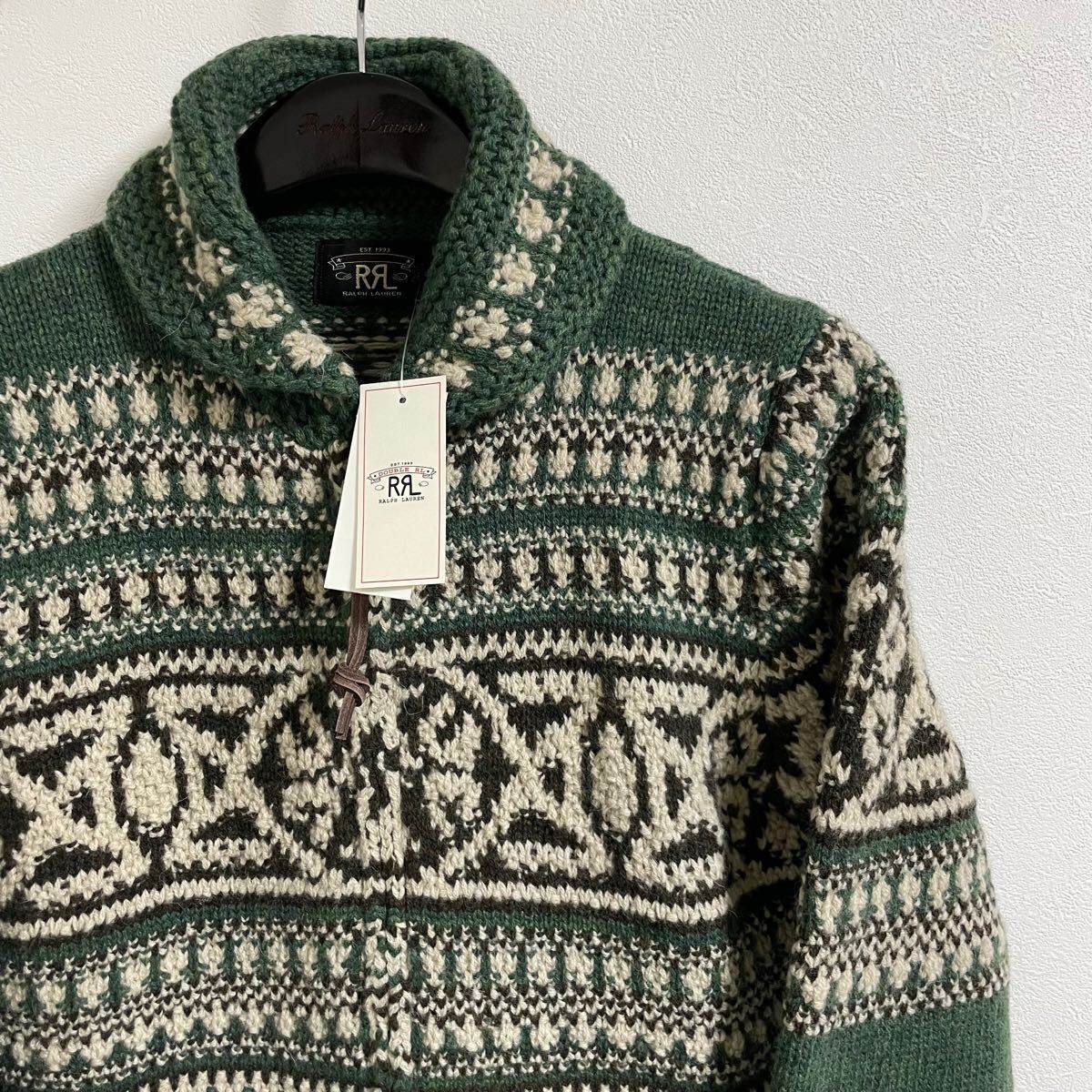 Yahoo!オークション - 新品【RRL】ウール フルジップ Yahoo!オークション - 新品【RRL】ウール フルジップ