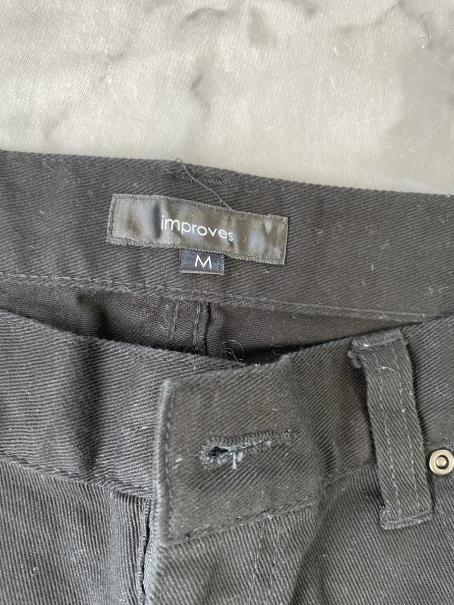 [インプローブス] チノパン ストレッチ スリム スキニー カラーパンツ メンズ ブラック 96560 カジュアル (日本サイズM相当)_画像5