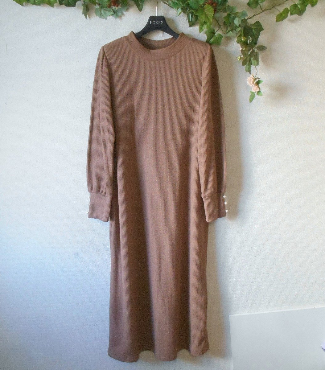 新品 タグ付き ムムアンドコー MUMU&co. しまむら ワンピース L ロング 丈 未使用 秋 冬 春