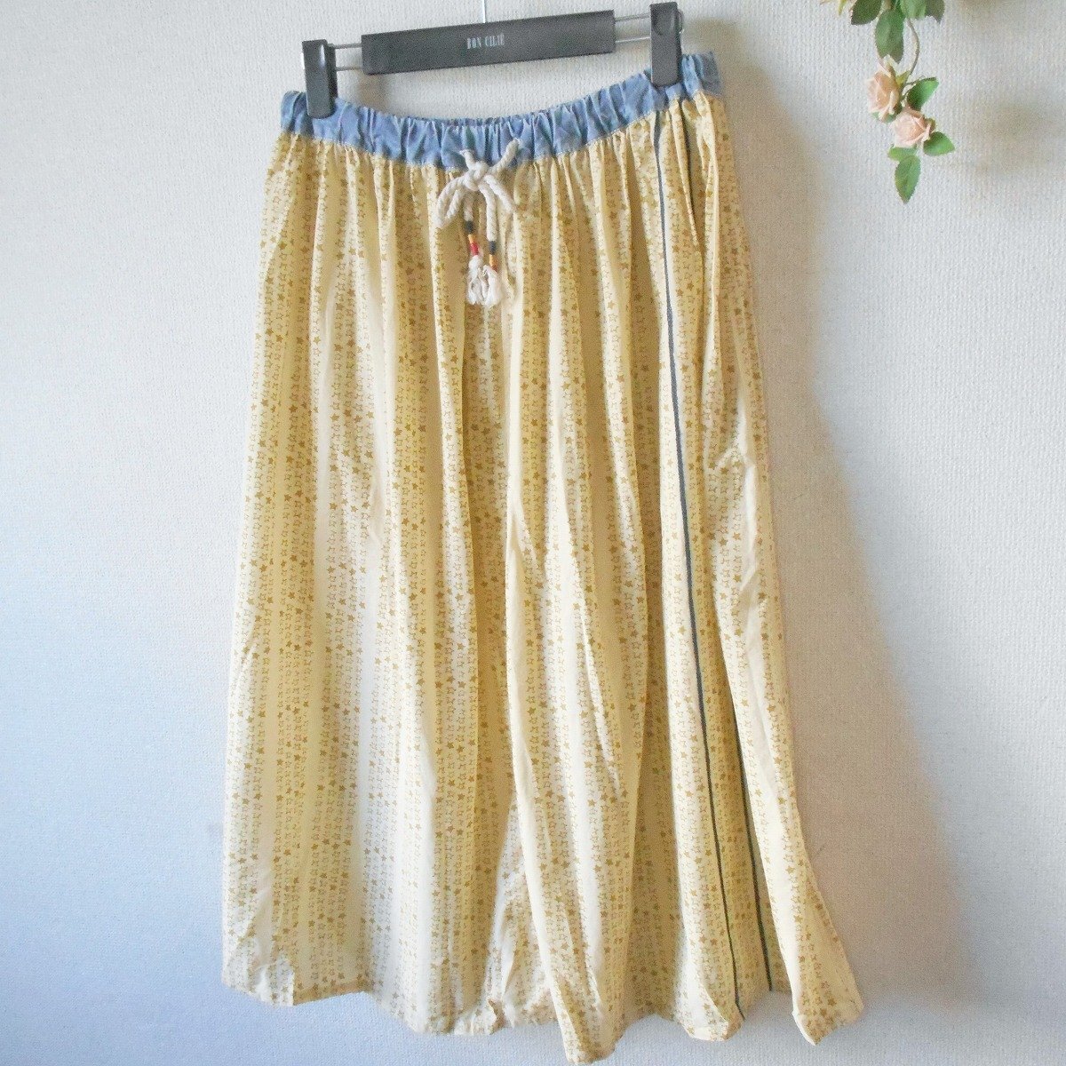 キューブシュガー CUBE SUGAR スカート M ペチコート 付き 総ゴム レディース 春 夏_画像4