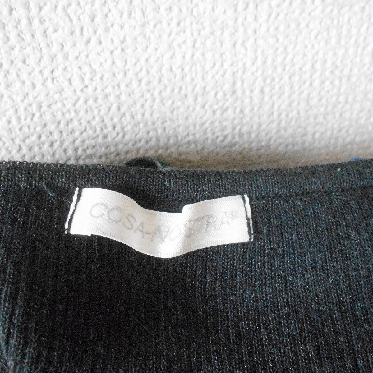 コーザノストラ COSA-NOSTRA トップス ノースリーブ ニット ベスト レディース 42 日本製 春 夏_画像6