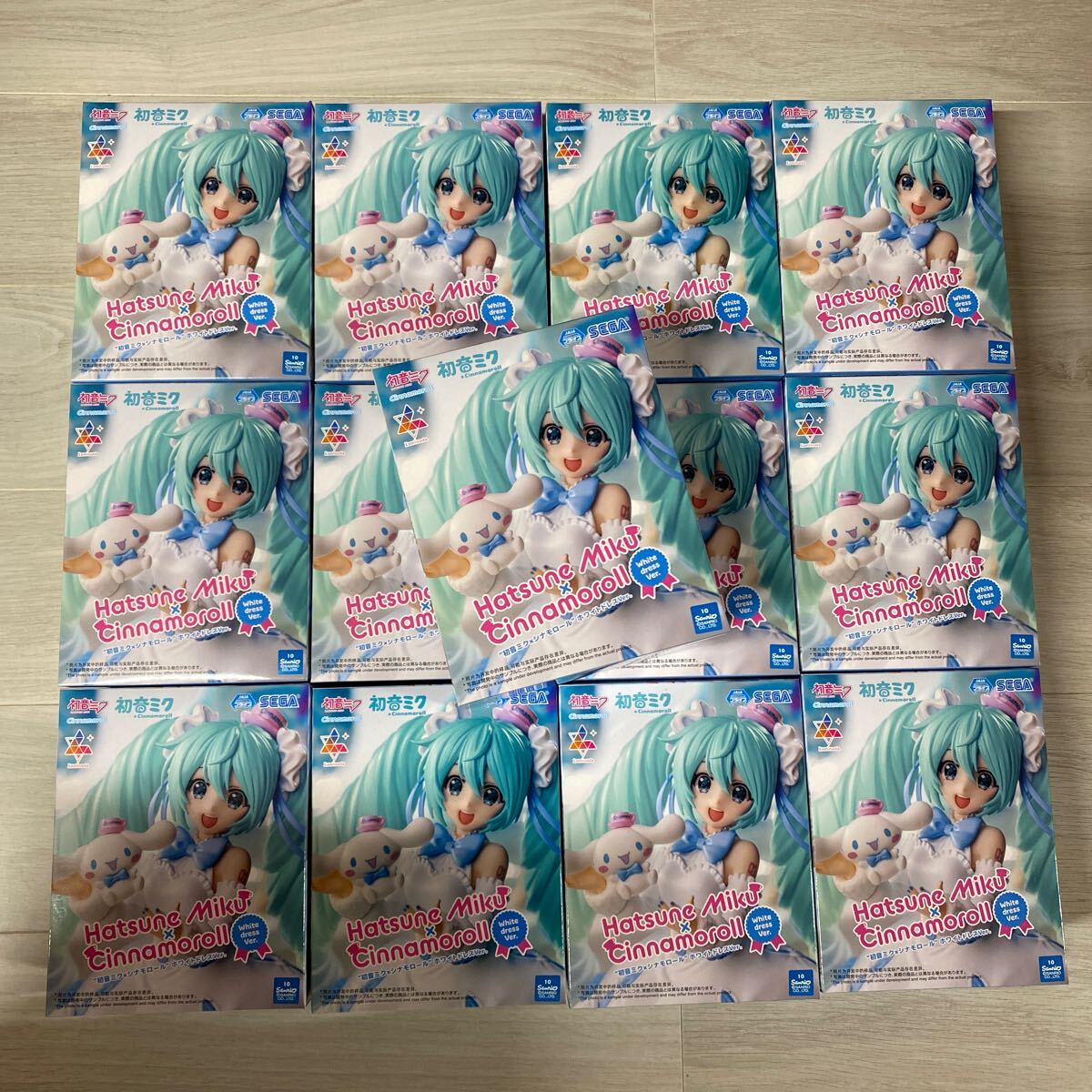 【まとめ売り】初音ミクシリーズ Luminasta “初音ミク×シナモロール” ホワイトドレスVer. フィギュア　★13個