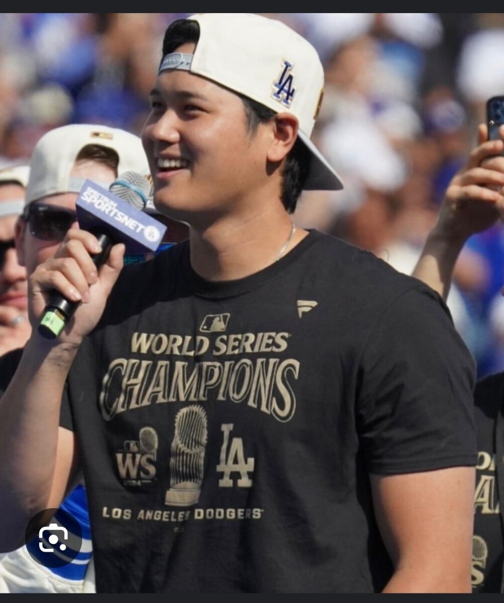 ドジャース 2024 ワールドシリーズチャンピオン Tシャツ新品 未 ドジャース 2024 ワールドシリーズチャンピオン Tシャツ新品 未