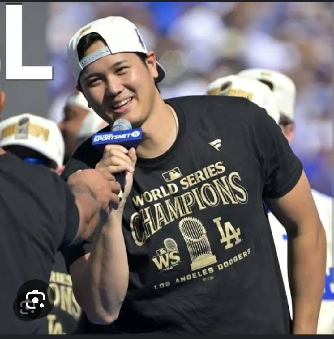 ドジャース 2024 ワールドシリーズチャンピオン Tシャツ新品 未 ドジャース 2024 ワールドシリーズチャンピオン Tシャツ新品 未