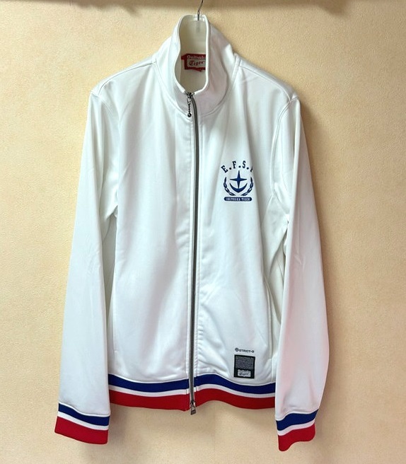 ○OnitsukaTigerオニツカタイガージャージジャケットXL白○虎柄 ○OnitsukaTigerオニツカタイガージャージジャケットXL白○虎柄
