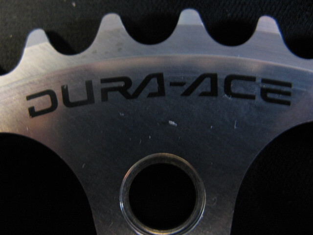 ピスト?競輪/NJS認(rèn)定shimano【DURA-ACE】大ギア厚歯49T/PCD:144mm舊型未使用品に近い狀態(tài)品VG