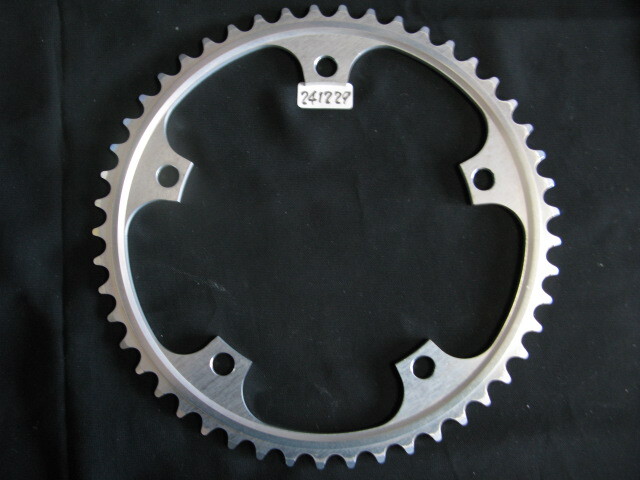 ピスト?競輪/NJS認(rèn)定shimano【DURA-ACE】大ギア厚歯49T/PCD:144mm舊型未使用品に近い狀態(tài)品VG