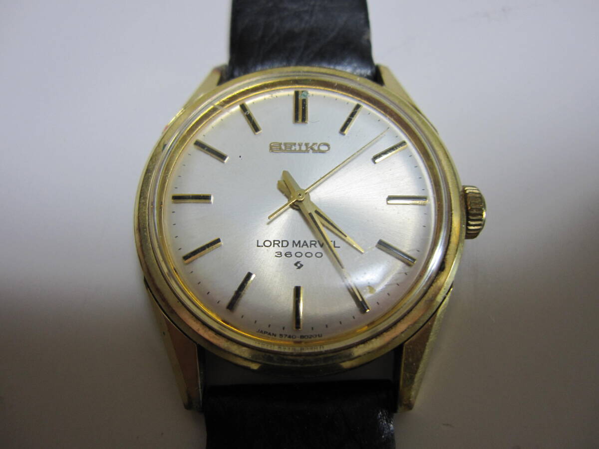 B1161 ジャンク　①　未検査　現状渡し　SEIKO LOAD MARVEL 36000 セイコー ロードマーベル 5740-8000