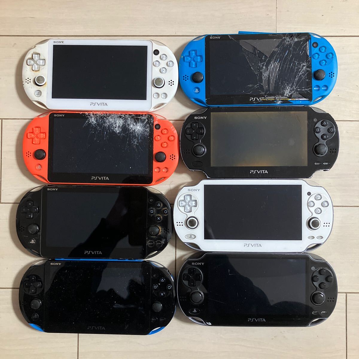 SONY PSVITA PCH-1000 2台 + PCH-1100 4台 計6台セット 動作 SONY PSVITA PCH-1000 2台 + PCH-1100 4台 計6台セット 動作