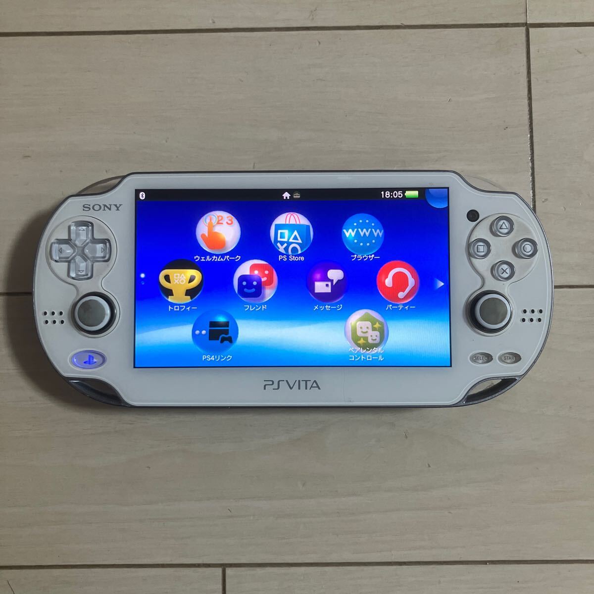 SONY PSVITA PCH-1000 ZA02 本体 wifi モデル 動作品 初期化