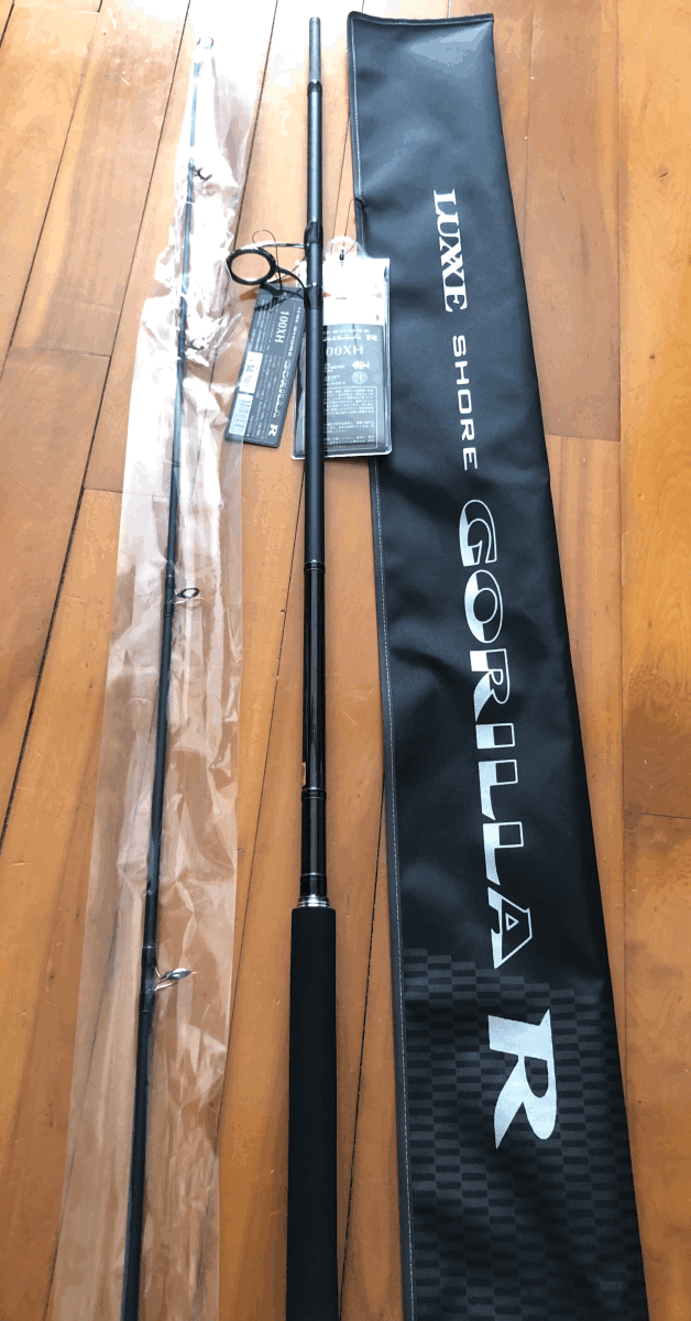 新品未使用送料込 がまかつ ラグゼ ショアゴリラ R 100XH LUXXE ロックショア ジギング ブリ ヒラマサ GT キャスティング