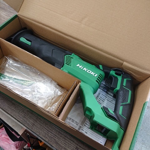 【未使用保管品】HiKOKI(旧日立工機) 14.4V コードレスセーバソー 充電式 蓄電池、充電器、ケース別売り 本体のみ CR14DBL(NN)
