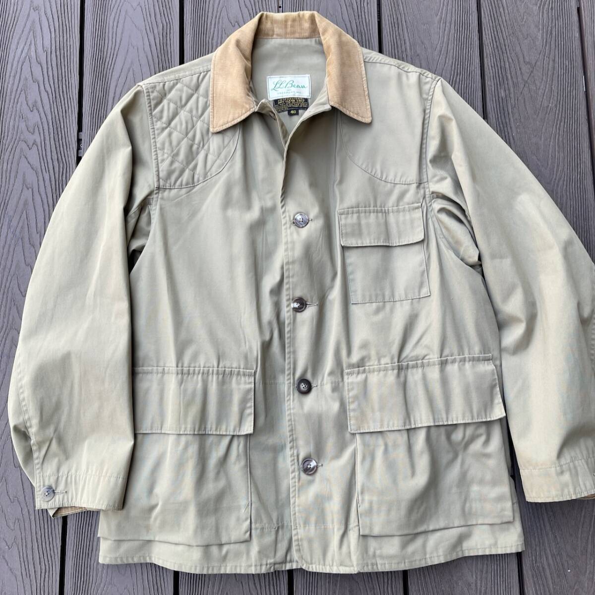 L L Bean Vintage 筆記体ロゴ　フィールドジャケット